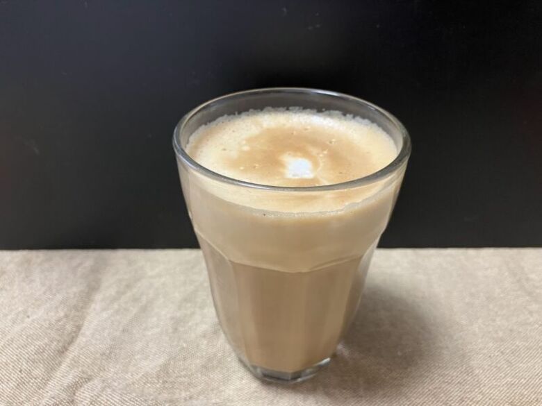 豆乳で作ったカプチーノ