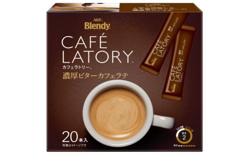 第3位. 濃厚な深煎りカフェラテ「ブレンディ カフェラトリー スティック 濃厚ビターカフェラテ」