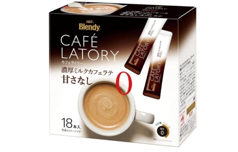 第6位. 甘くないが濃厚な味わい「ブレンディ カフェラトリー スティック 濃厚ミルクカフェラテ 甘さなし」