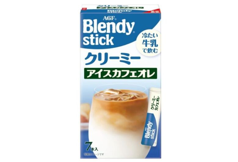 第8位. 冷たい牛乳で作れる「ブレンディ スティック クリーミーアイスカフェオレ」