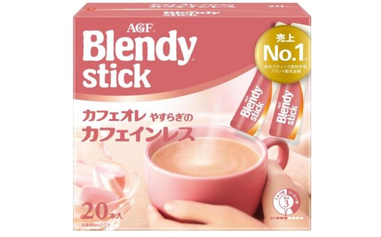 第9位. 時間を選ばず楽しめる「ブレンディ スティック カフェオレ やすらぎのカフェインレス」