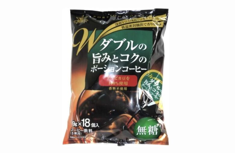 1. サンパウロコーヒー ダブルの旨みとコクのポーションコーヒー 無糖