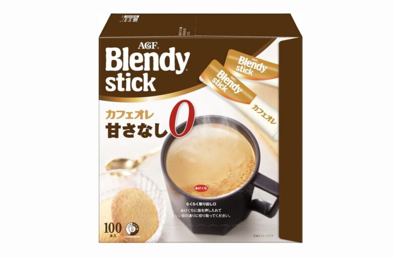 6. 甘くないカフェオレ「ブレンディ スティック カフェオレ 甘さなし 」