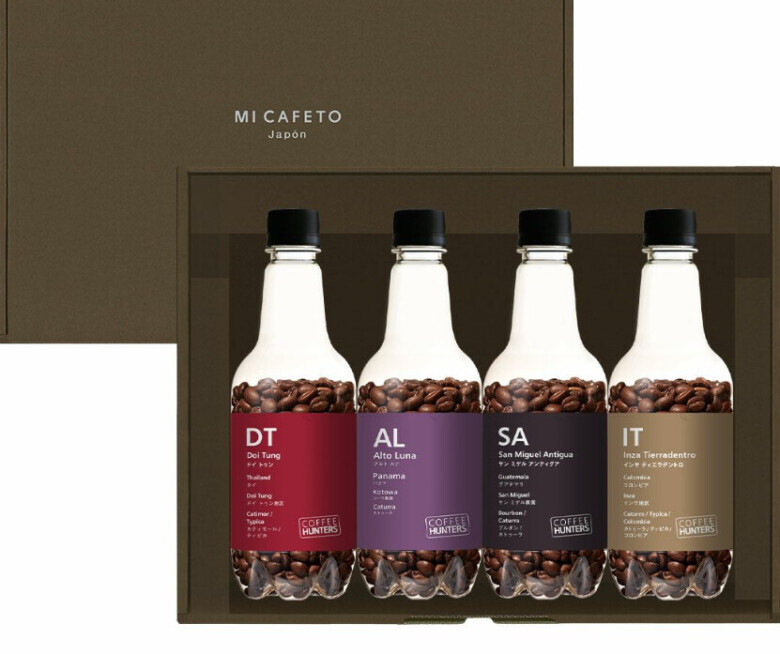 第2位. 農園指定のスペシャリティコーヒー4種を飲み比べ「ミカフェート COFFEE HUNTERS おすすめ4本セット」