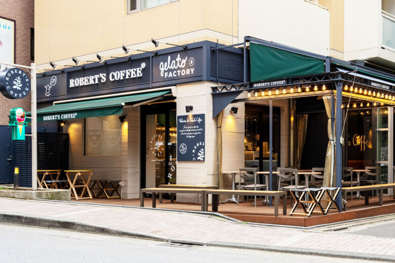 ロバーツコーヒー麻布十番店の外観