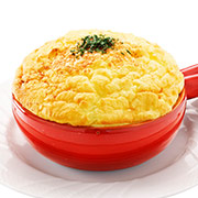 1. まるで雲ような「窯焼きふわふわスフレドリア」