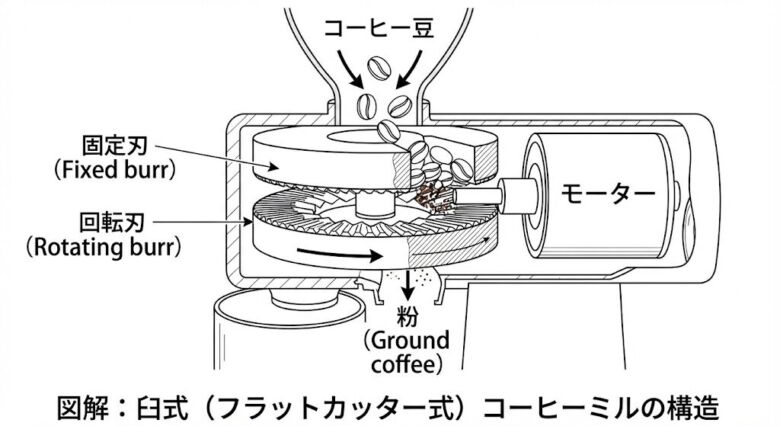 フラット式(臼式)