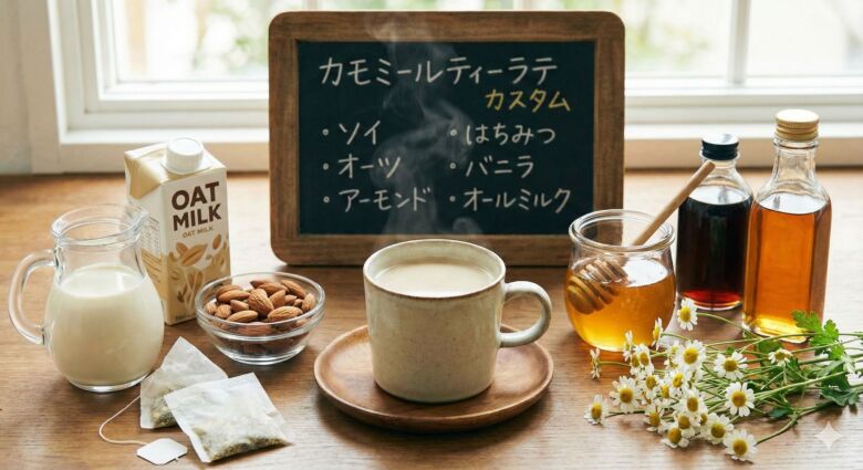 カモミールティーラテを自分好みにカスタムして楽しもう