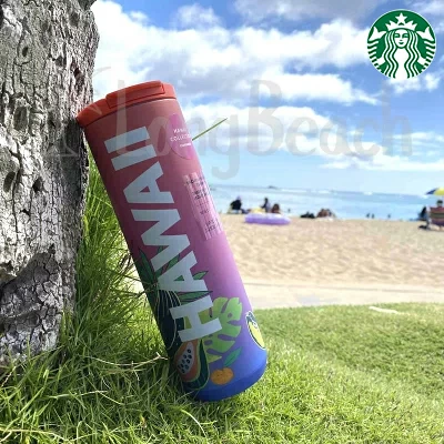 STARBUCKS COFFEE HAWAII COLLECTION ボトル 16oz(473ml) グアバデザイン