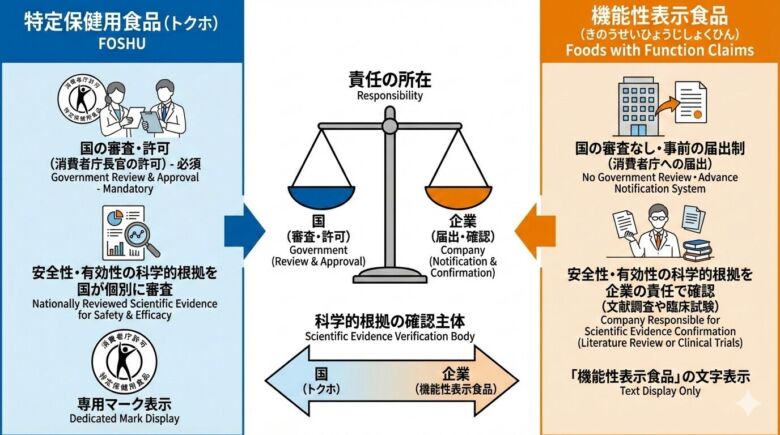 機能性表示食品とは？トクホとの違い