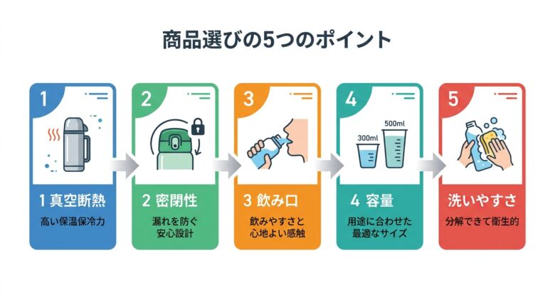 セラミックタンブラーの失敗しない選び方5つのポイント