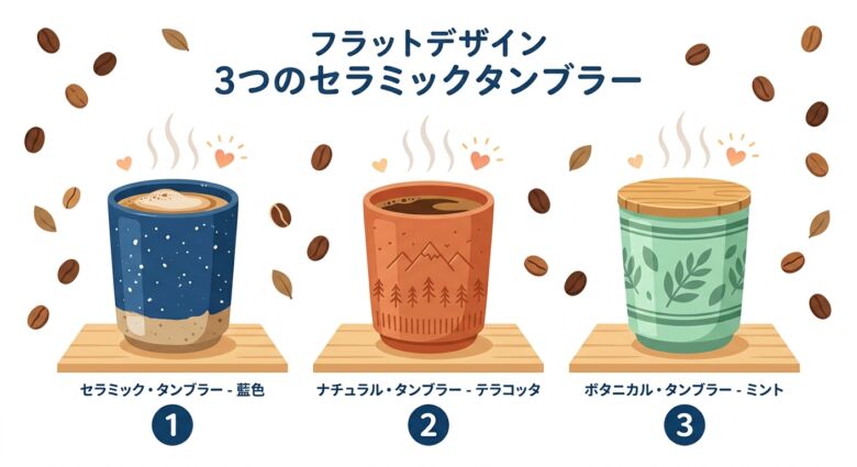 コーヒー向けセラミックタンブラーおすすめ3選