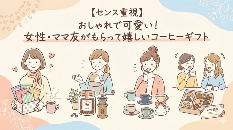 【センス重視】おしゃれで可愛い！女性・ママ友がもらって嬉しいコーヒーギフト5選
