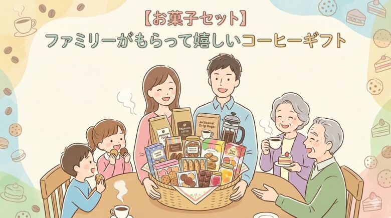 【お菓子セット】ファミリーがもらって嬉しいコーヒーギフト3選