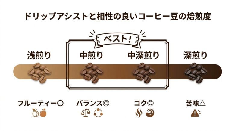 ドリップアシストと相性の良いコーヒー豆の選び方