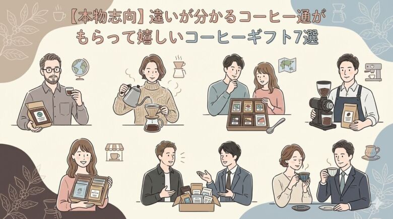 【本物志向】違いが分かるコーヒー通がもらって嬉しいコーヒーギフト7選