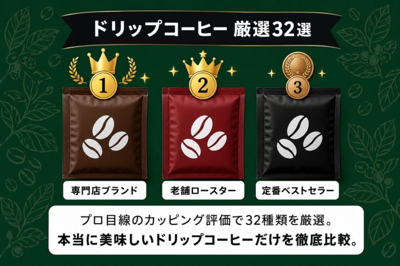 本当に美味しいドリップコーヒー厳選32選ランキング