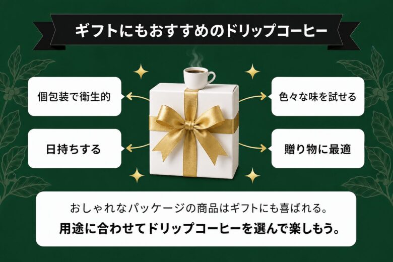 おしゃれでギフトにもおすすめのドリップコーヒーまとめ