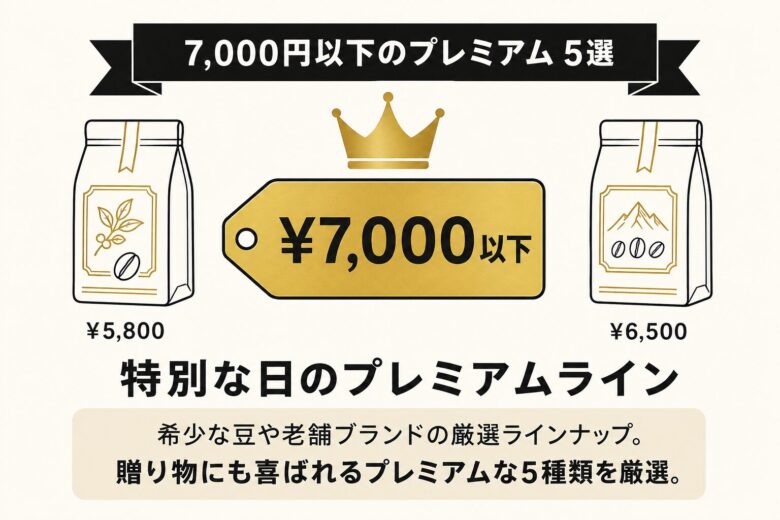 7,000円以下のプレミアムコーヒー豆・粉5選