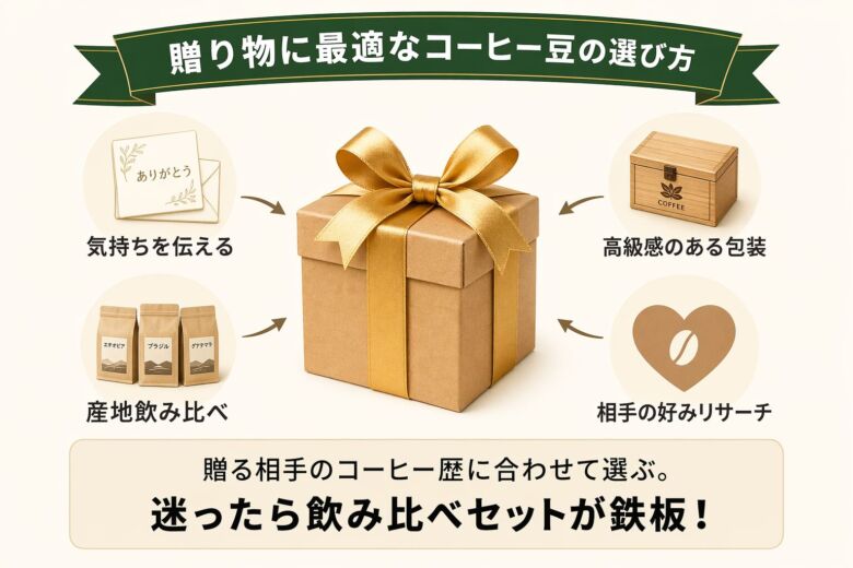 贈り物に最適なコーヒー豆の選び方