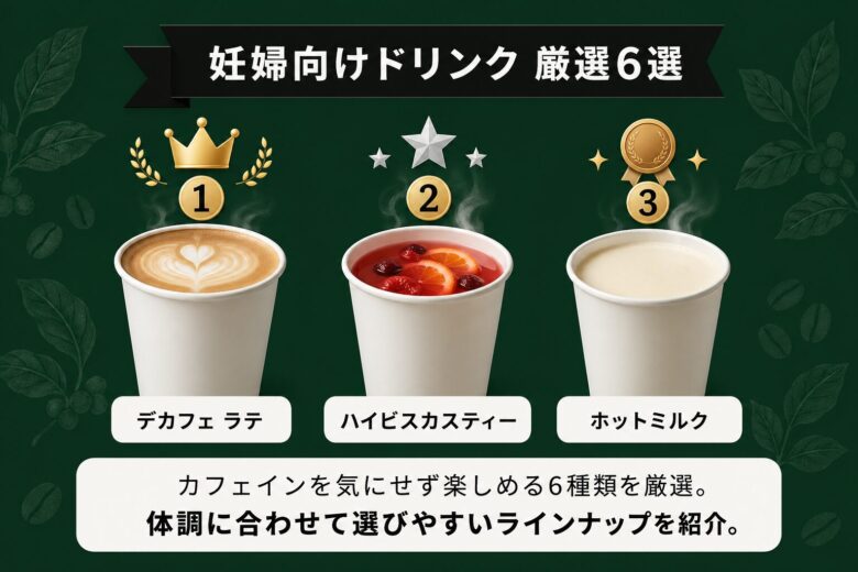妊婦向けスタバドリンク厳選6選ランキング