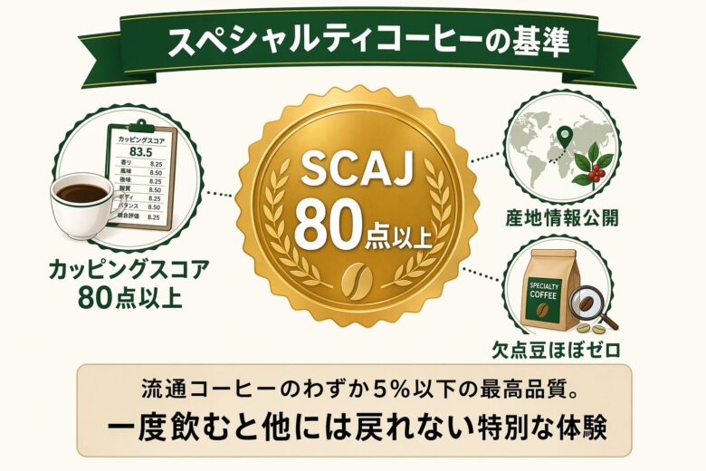 スペシャルティコーヒーの基準