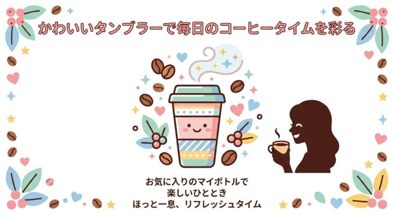 かわいいタンブラーで毎日のコーヒータイムを彩ろう