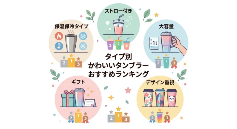 【タイプ別】かわいいタンブラーおすすめ人気ランキング15選