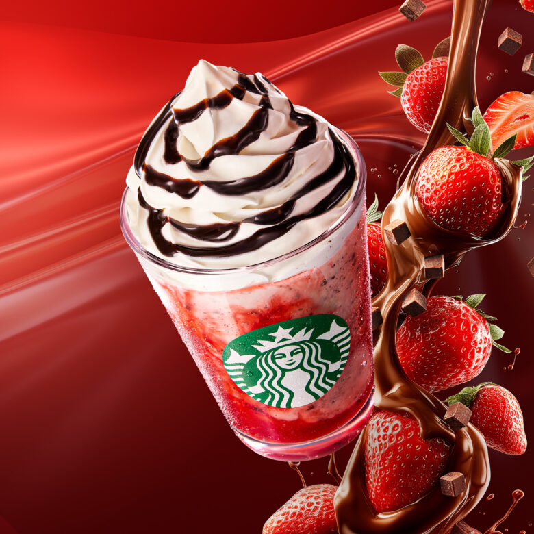 イチゴ チョコレート フラペチーノ