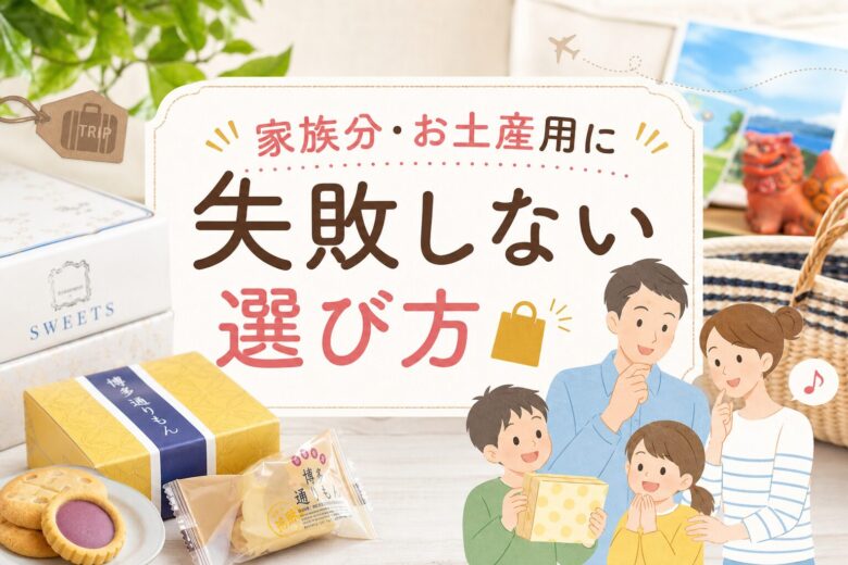 家族分・お土産用に失敗しない選び方