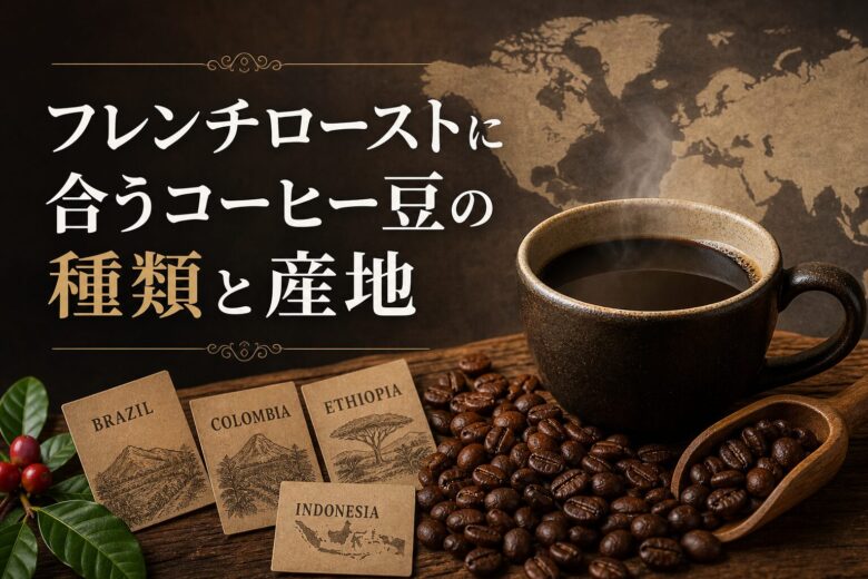 フレンチローストに合うコーヒー豆の種類と産地