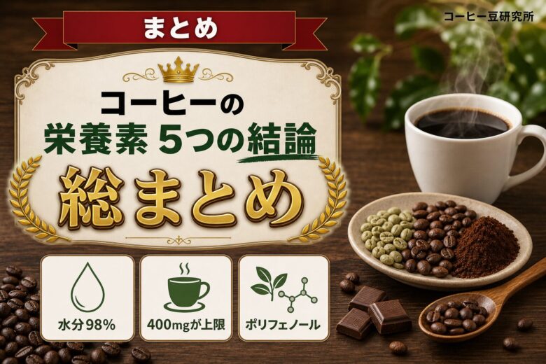 コーヒーの栄養素を理解して毎日の一杯を豊かに