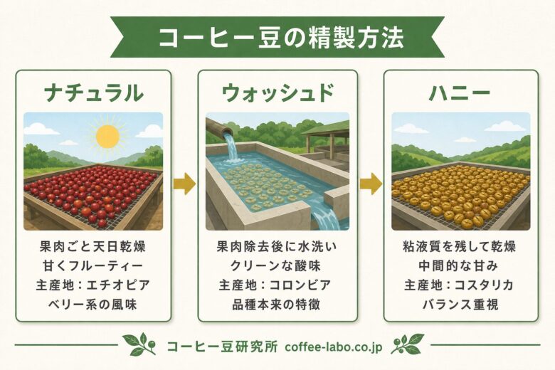 精製方法3種類の違いを解説