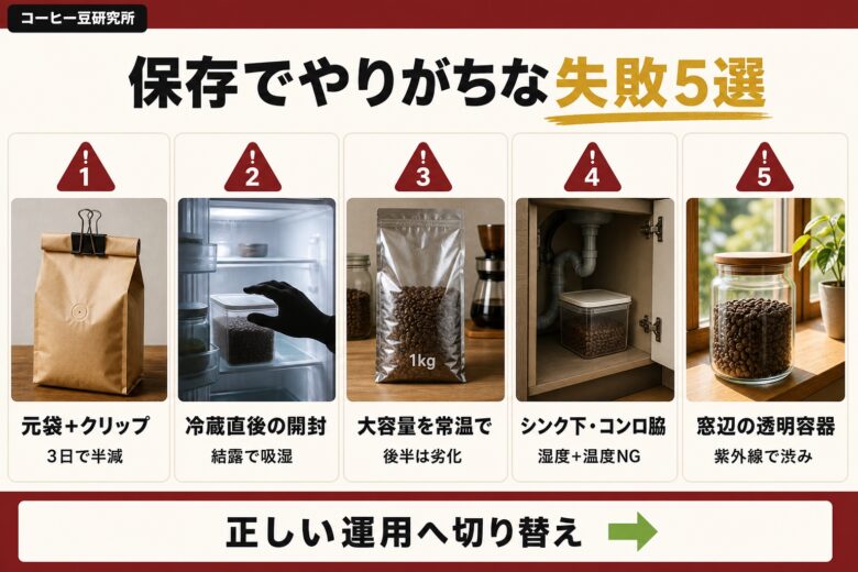 保存でやりがちな失敗5選