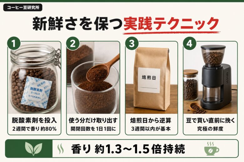 新鮮さを保つ実践テクニック