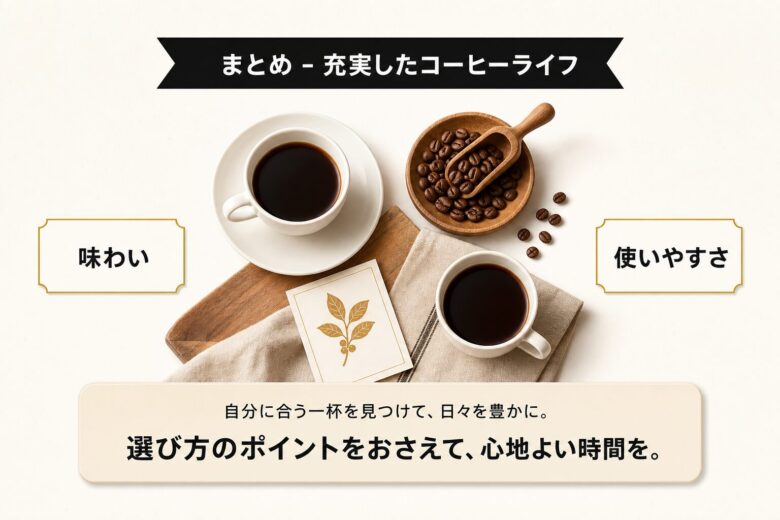 無印良品コーヒーで充実したコーヒーライフを