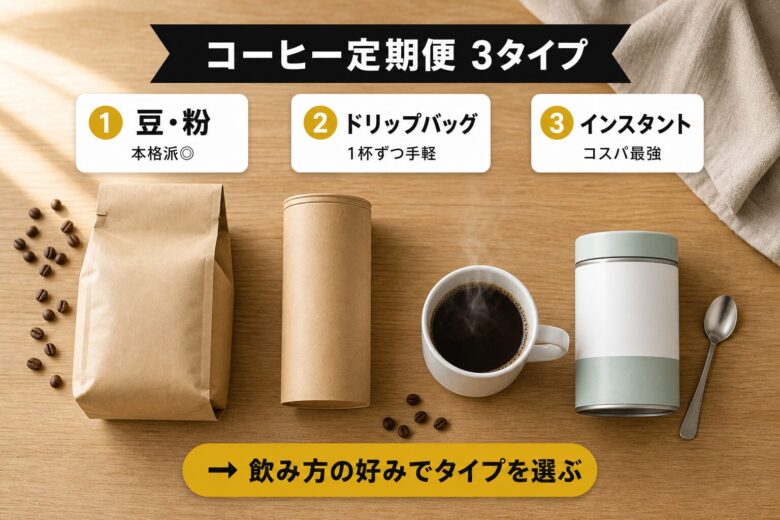 コーヒー以外のおすすめ定期便3選