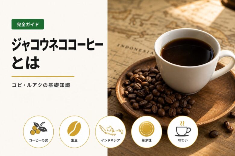 ジャコウネココーヒー（コピ・ルアク）とは？30秒で全体像