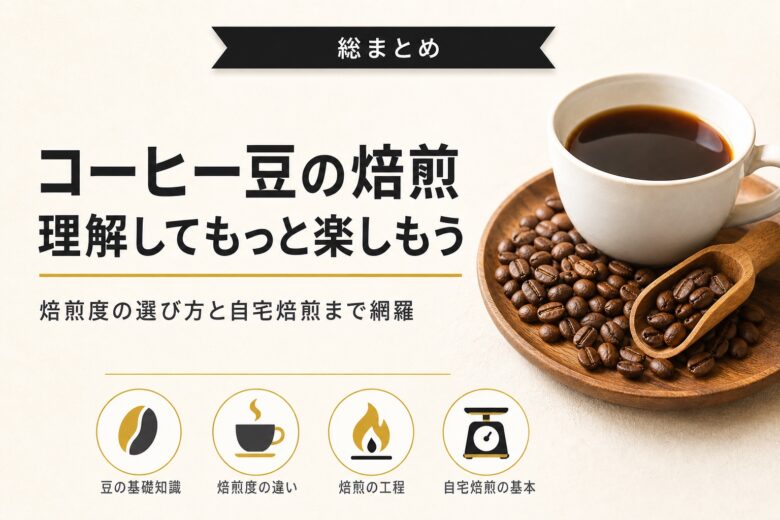 コーヒー豆の焙煎まとめ