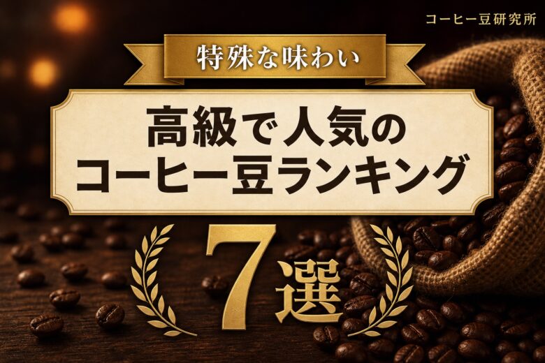 特殊な味わいの高級コーヒー豆ランキング7選