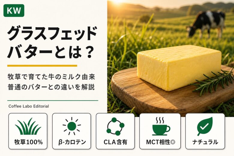 グラスフェッドバターとは？特徴と普通のバターの違い