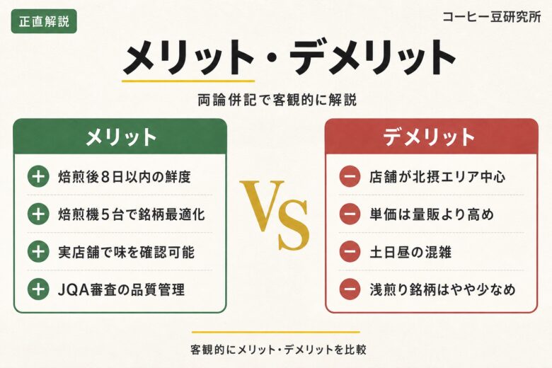 ヒロコーヒーのメリット・デメリット 両論併記の正直解説