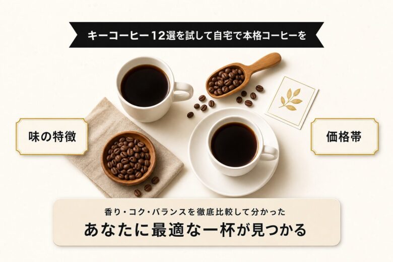 キーコーヒーのおすすめ12選を試して自宅で本格コーヒーを