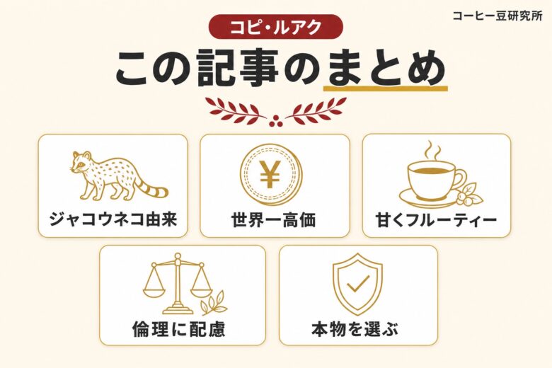 コピ・ルアクとは まとめ 要点5項目