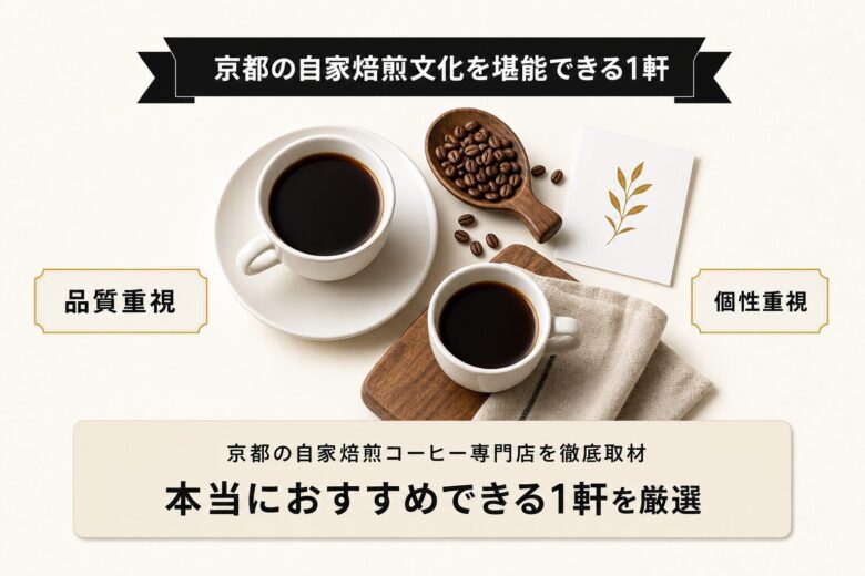 京都の自家焙煎文化を堪能できる1軒を選ぼう まとめ