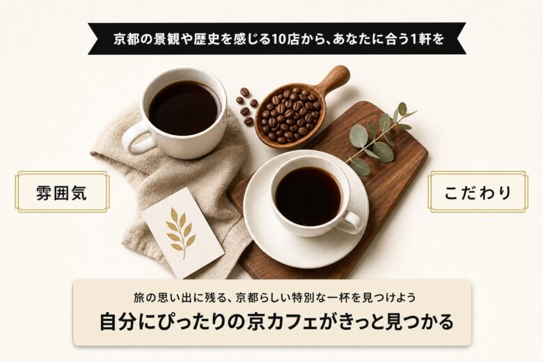 京都の景観や歴史を感じる10店から、あなたに合う1軒を