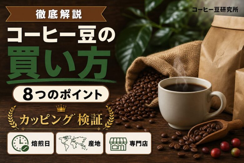 コーヒー豆の買い方 8つのポイント アイキャッチ