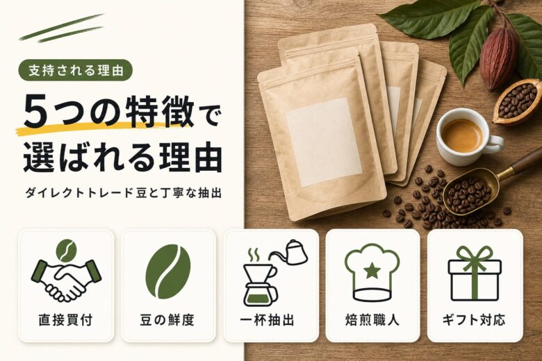 猿田彦珈琲が支持される5つの特徴