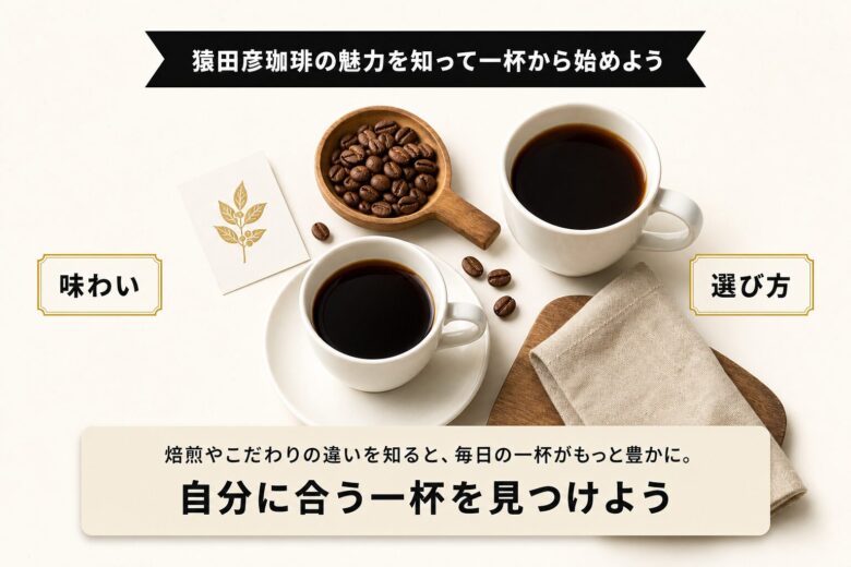 猿田彦珈琲の魅力を知って一杯から始めよう