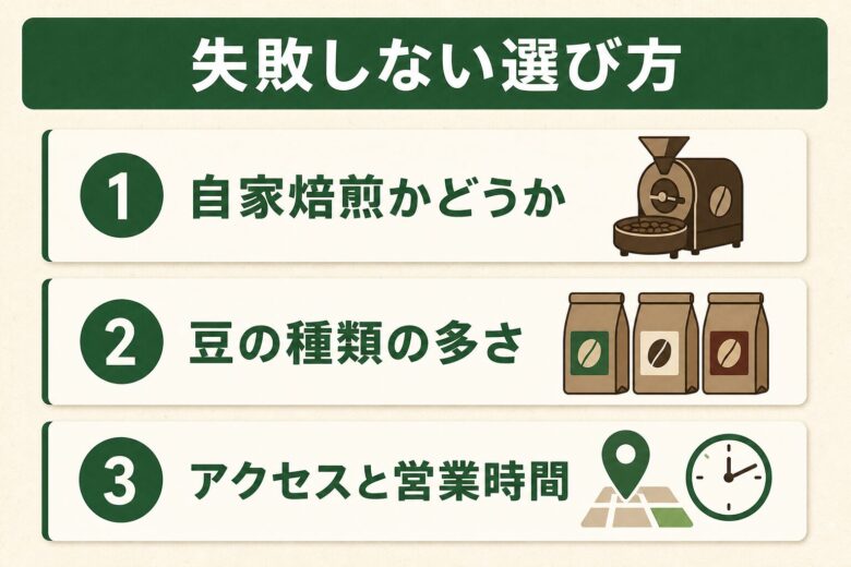 東京のコーヒー豆専門店を選ぶポイント